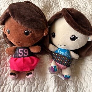 Barbie plush set of two dolls